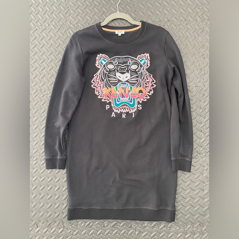 Kenzo classic tiger sweatershirt dress